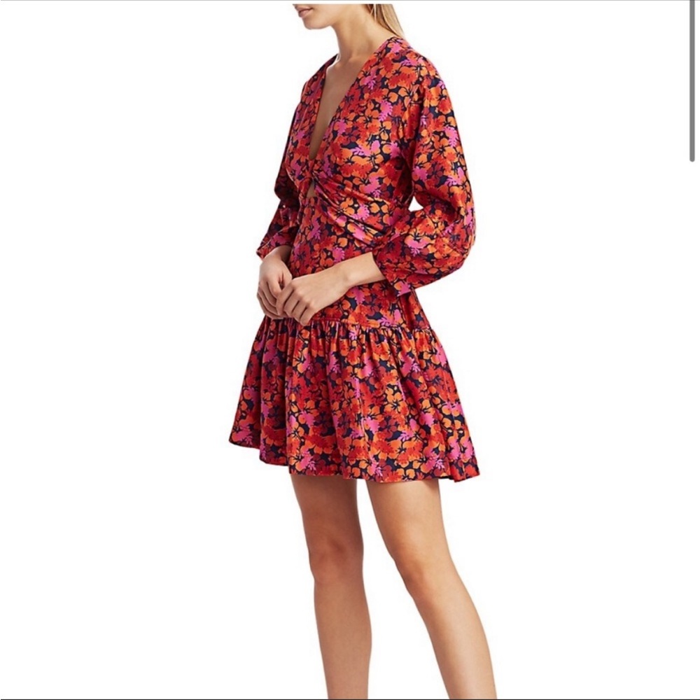 Derek Lam 10 Crosby Talia Floral Dress Size 0